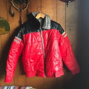 Alpine Ski Vintage Puffer Jacket